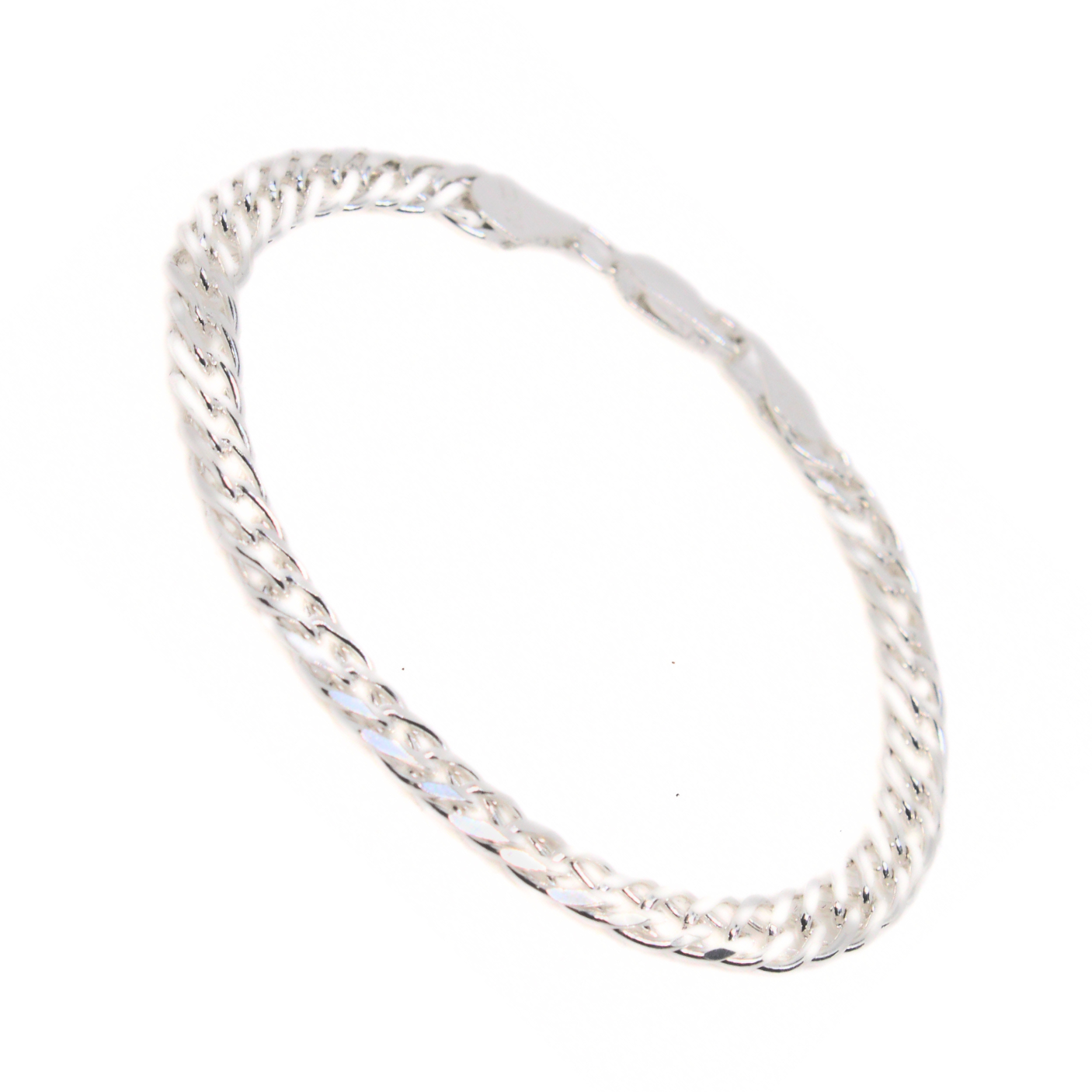 Rambo Flat Curb Chain Necklace + Bracelet