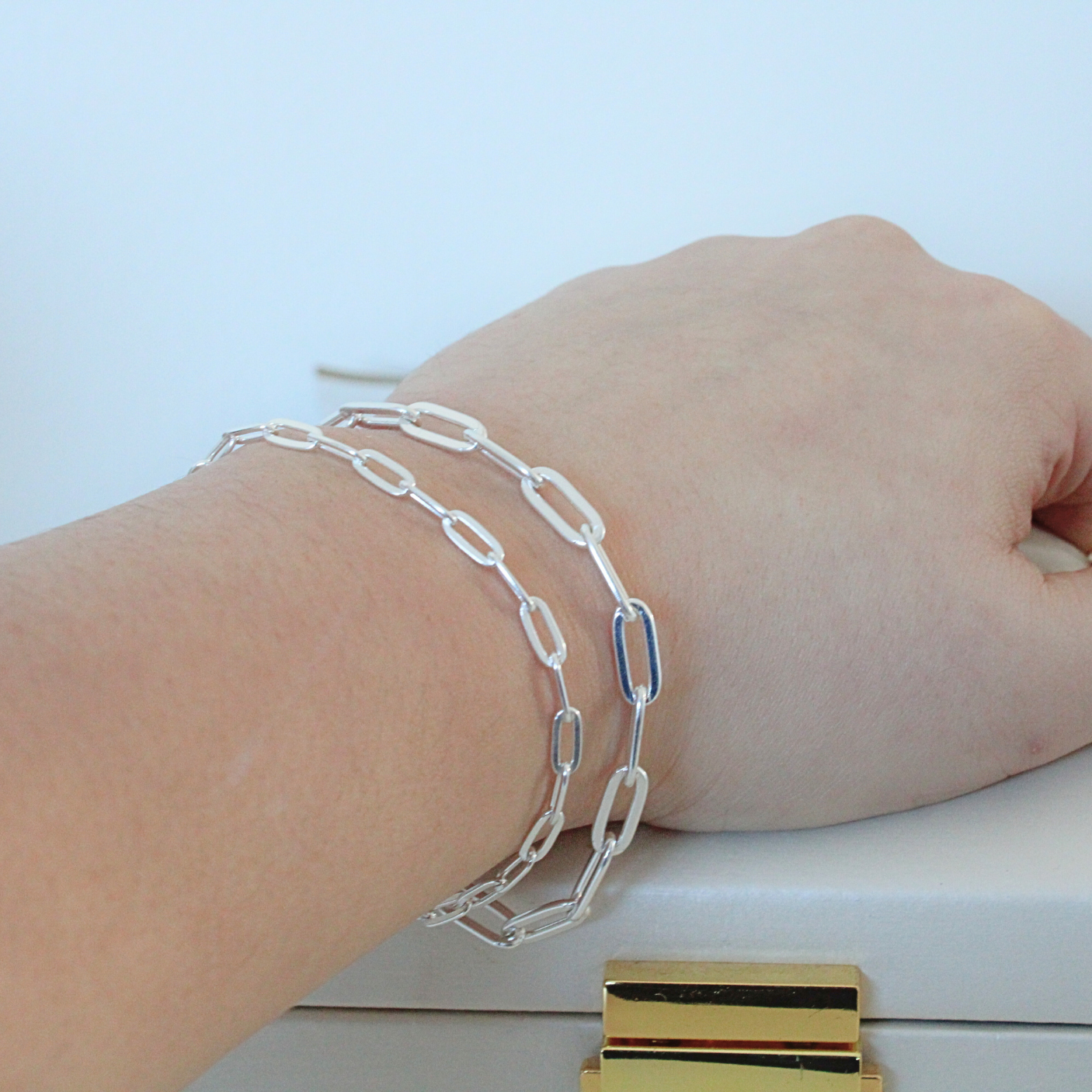 Paper Clip Chain Bracelet